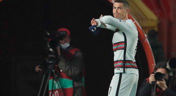 Cristiano Ronaldo, astro portugués. Foto: AFP