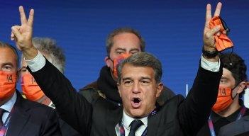 Laporta ya dirigió el Barça entre 2003 y 2010 cuando sacó adelante a un club en plena crisis. / Foto: Colprensa