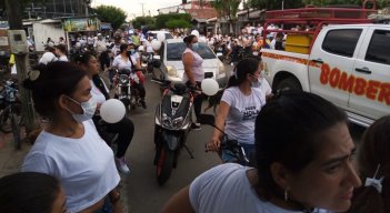 este lunes los porteños salieron a la calles a marchar para expresar su rechazo al vil asesinato y a la violencia que sacude al pueblo. / Foto: Cortesía