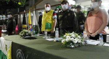 El último frente de seguridad fue inaugurado por la comunidad de Quinta Bosch./Foto cortesía