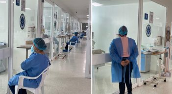 Por la seguridad del paciente y la de su familia, la institución solo autoriza un acompañante en el servicio, de domingo a domingo. / Foto: Cortesía