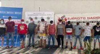 Diez personas fueron capturadas en el casco urbano de El Zulia.
