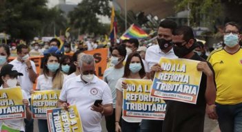 Marchas en contra de la reforma tributaria 