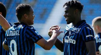 Luis Fernando Muriel y Duván Zapata, delanteros colombianos. 
