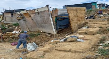 Así se encuentra el asentamiento humano Valles de La Vega en Los Patios./FOTO: Cortesía para La Opinión