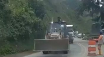 Deslizamiento en la vía Pamplona-Cúcuta