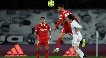 El Sevilla asustó al Real Madrid que solo pudo empatar.