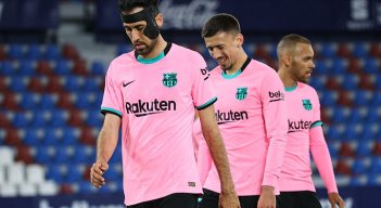 Barcelona se alejó de la cima de la Liga española. 