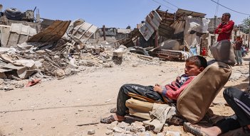 Bombardeos en la Franja de Gaza