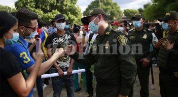 Nueva jornada de manifestaciones en Cúcuta.