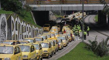 Paro nacional de taxistas