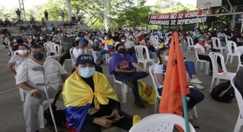 Cabildo abierto en el municipio de El Zulia, Norte de Santander./Foto: Alfredo Estévez - La Opinión