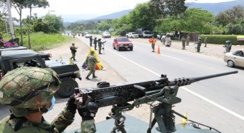 Ejército brinda seguridad en vías de Norte de Santander./Foto: suministrada