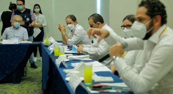 Autoridades y embajadores de la comunidad internacional intercambiaron experiencias en esta frontera./Foto Cortesía