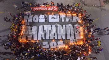Velatón en Cúcuta.