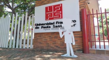 Plantón de estudiantes de la UFPS en Cúcuta./Foto: La Opinión