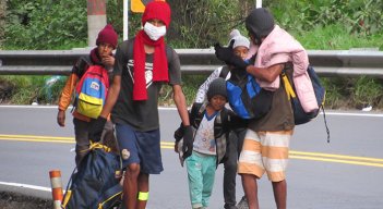 Caminantes venezolanos.