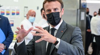 Macrón, presiente francés. / Foto: AFP