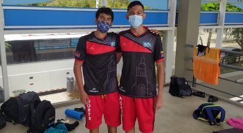 Freddy Arévalo y Kevin Barragán, medallistas de Norte.  / Cortesía   