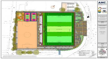 El plano del proyecto de infraestructura deportiva ha sido modificado en varias ocasiones, pero aún la comunidad del barrio Niza no está conforme con lo propuesto desde el Área Metropolitana de Cúcuta (AMC).  / Foto: suministrada
