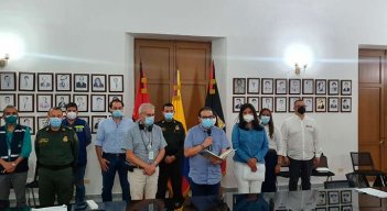 El Gobierno Nacional y las autoridades regionales analizaron la situación de orden público de Tibú/Foto Cortesía