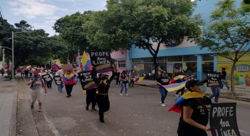 ya son más 40 días lo que completa el paro. En este momento el comité del paro se levantó de la mesa de negociación, argumenta que el gobierno se niega afirmar el preacuerdo al que se llegó el 24 de mayo. /FOTO: Cortesía