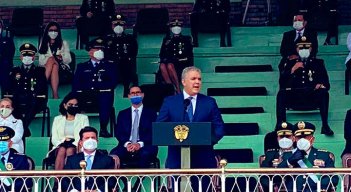 El presidente Iván Duque dio a conocer cómo se hará la reforma de la Policía./Foto Colprensa