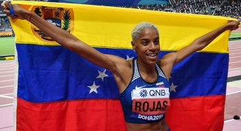 Yulimar Rojas, saltadora venezolana que busca la medalla de oro en Tokio 2020