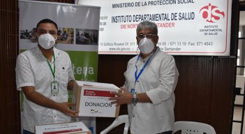 2.000 pruebas fueron donadas al HUEM de Cúcuta.