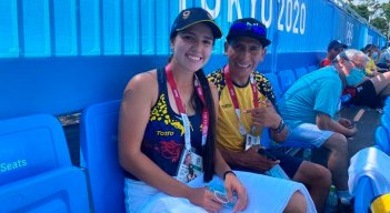 María Camila Osorio y Nairo Quintana.