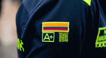 El código QR permitirá que el ciudadano tenga plena identificación del policía, en un momento determinado. / Foto Colprensa