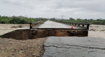 En 2020, el Gobierno Nacional a través de Invías contrató $ 420.000 millones para arreglos de la carretera La Soberanía, entre Saravena y La Lejía (Pamplona). Las intervenciones están a cargo del Consorcio Vías Colombia 063.  /Foto: Cortesía