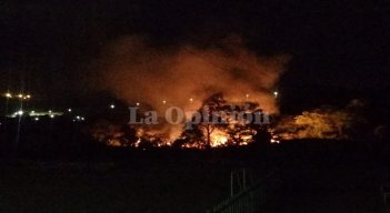 Se desató incendio forestal en El Malecón de Cúcuta./Foto: La Opinión