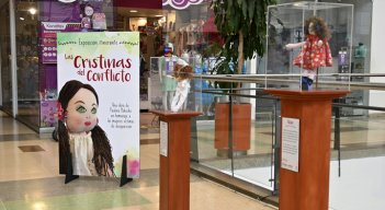 'Las Cristinas' es una exposición que rinde homenaje a las mujeres desaparecidas en Colombia./Foto: Jorge Gutiérrez- La Opinión