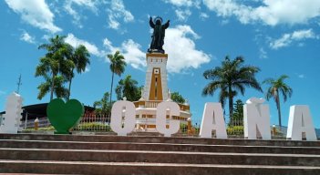 Cristo Rey de Ocaña, monumental patrimonio que llegó en tren./Foto: cortesía
