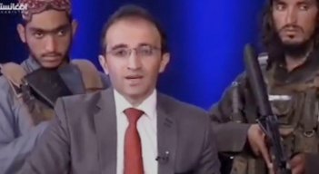 Mirwais Heidari Haqdoost, periodista de TV en Afganistán. / Foto: Captura de video