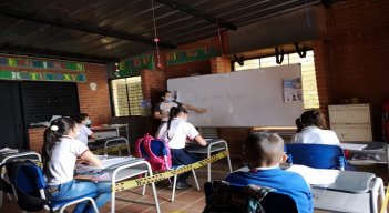 Más de 78 mil estudiantes en Norte de Santander han regresado a la presencialidad. / Cortesía/ La Opinión 