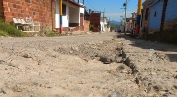 Estado de vía en Chinácota