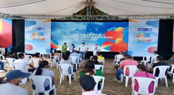 Víctimas del conflicto en la feria de servicios “Acércate” en Sardinata./Foto: cortesía