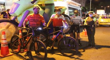 Ciclopaseo nocturno terminará con una 'sembratón'./Foto: cortesía