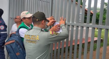 Cierre de cabaña en Chinácota
