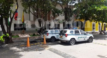 Los guardias venezolanos fueron llevados a la Estación de Policía de Villa del Rosario. / Foto: La Opinión