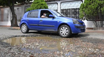 Huecos en las calles de Cúcuta