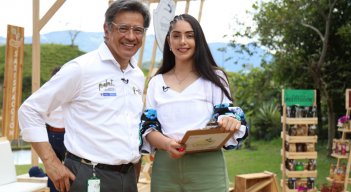 La ocañera Leidy Pérez, representante de la Red Nacional de Jóvenes de Restitución de Tierras, estará presente en AgroExpo. / Foto: Cortesía