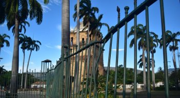 Estado actual de los exteriores del Parque Gran Colombiano