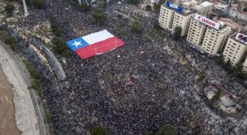 Manifestaciones en Chile.