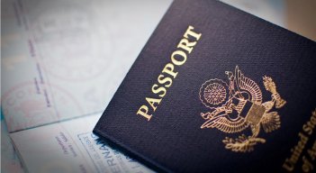 Pasaporte de Estados Unidos. 