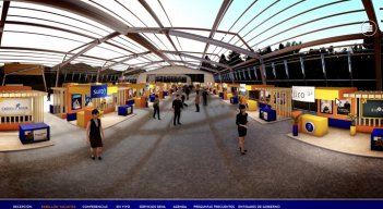 La segunda versión de este evento se desarrolla en una plataforma con entornos 3D y 2D, un lobby principal de atención a usuarios, 33 pabellones regionales y 263 stands empresariales. / Foto: SENA