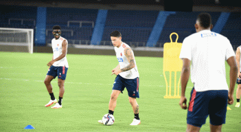 Entrenamiento de la Selección Colombia