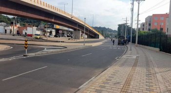 Intersección vial de Cuatro Vientos./Foto Orlando Carvajal